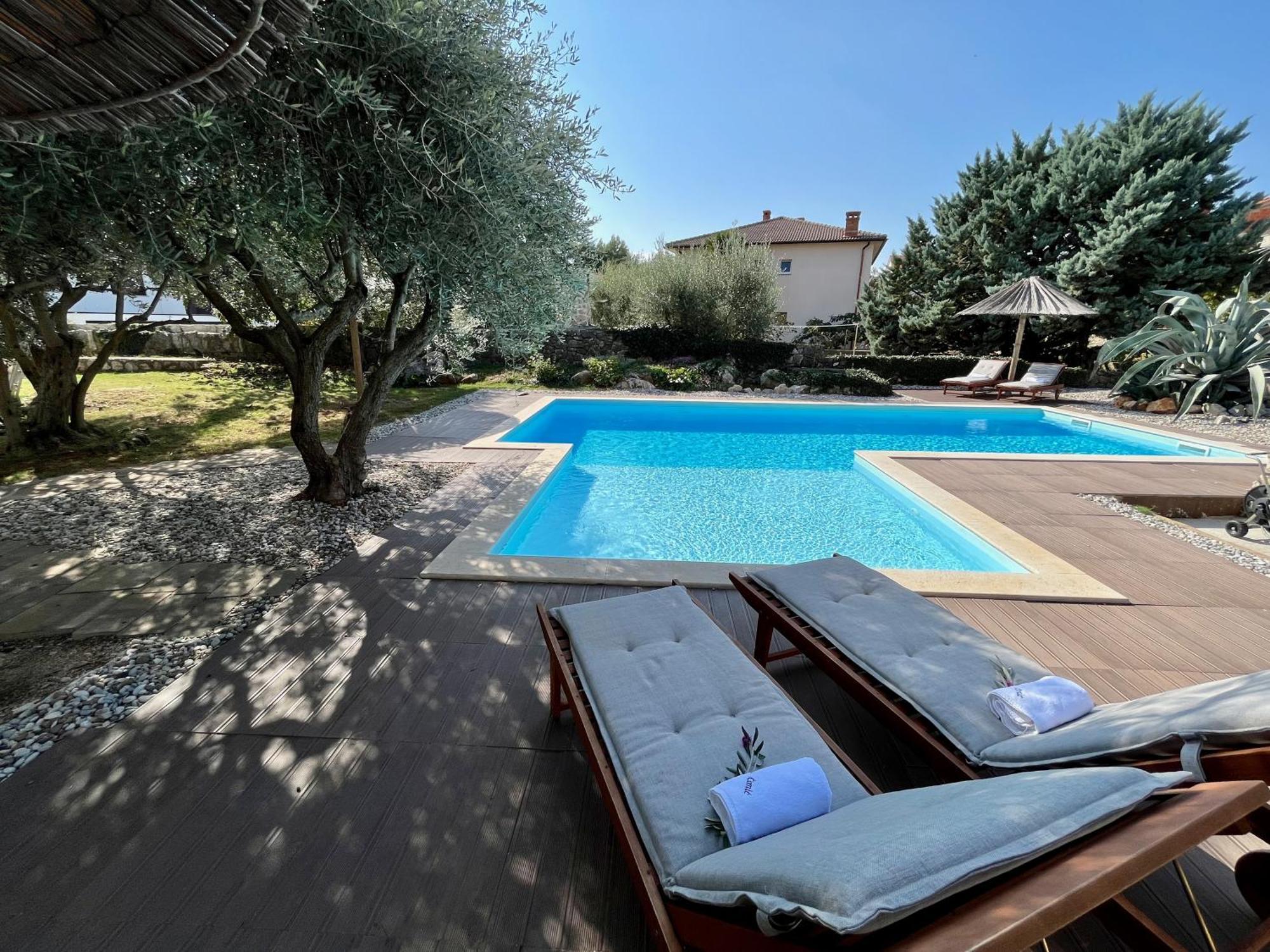 Villa Cimic Krk Town Exterior foto
